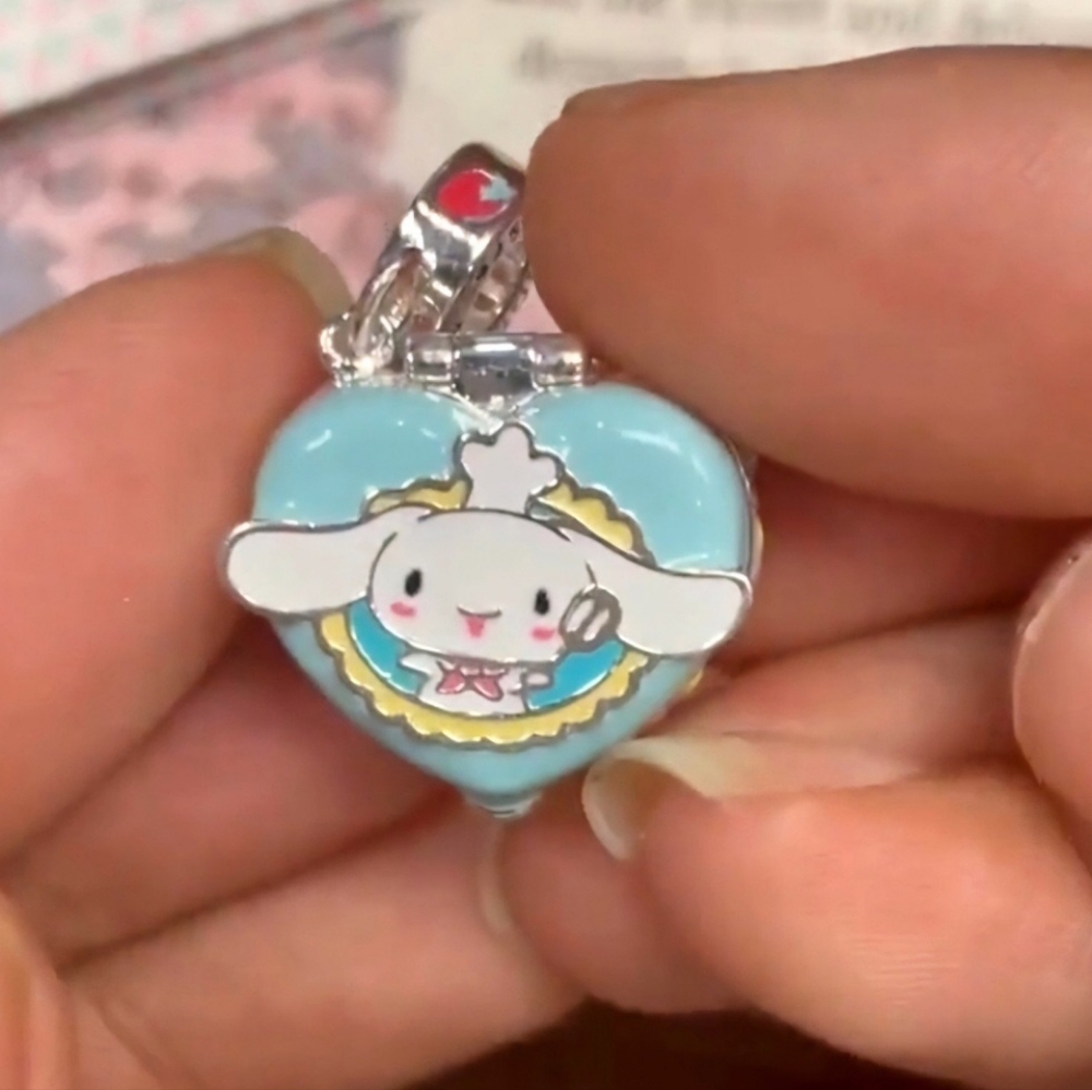 NEW Cinnamoroll Polly Pocket style Locket S925 Sterling Silver Artesian Charm
